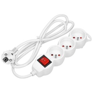 Listwa zasilająca Orno 3 gniazda 5 m biała (OR-AE-13146/W/5M)