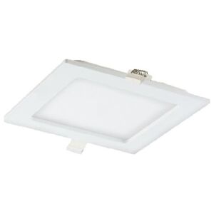 Orno Oprawa downlight AKMAN LED 9W, podtynkowa, kwadratowa, 480lm, 3000K, biała, wbudowany zasilacz LED OR-OD-6054WLX3