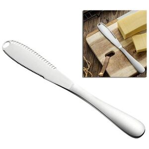 CreativeHome AG267C NÓŻ Z DZIURKAMI DO TWARDEGO MASŁA STAL 20cm