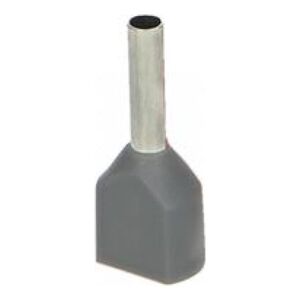 Orno Tulejka izolowana podwójna, przekrój maksymalny 2,5mm?, długość miedzianej tulejki 10mm, Blister 25 szt.
