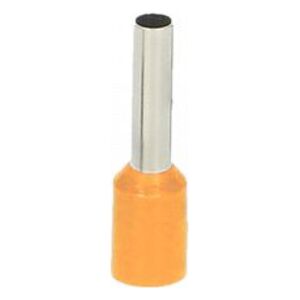Orno Tulejka izolowana, przekrój maksymalny 4mm?, długość miedzianej tulejki 10mm, 100 sztuk.