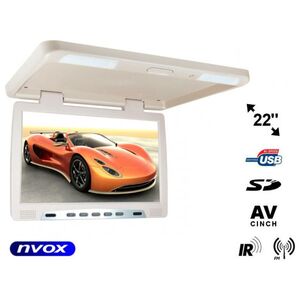 Nvox Monitor podwieszany podsufitowy LCD 22cali cale LED USB SD IR FM... (NVOX RF2289U BE)