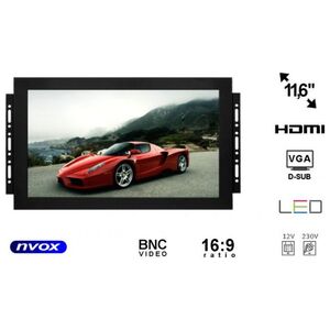 Nvox Monitor open frame ips led 12cali z wejściem vga hdmi bnc av