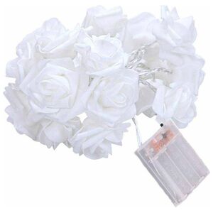 Aptel GIRLANDA 10DIOD LED W KSZTAŁCIE RÓŻ 150cm biała ZD73B