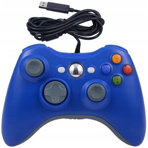 Pad Aptel Dual Shock do Xbox 360 niebieski (KX13B)