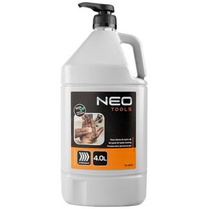 Neo Pasta do mycia rąk (Żelowa, specjalna, pasta do mycia rąk, do usuwania trudnych i bardzo trudnych zabrudzeń - butelka 4 litry z pompką)