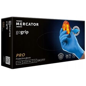Mercator Medical Rękawice nitrylowe Mercator gogrip blue M 50szt