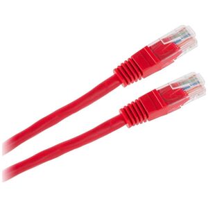 LP Patchcord kabel UTP 8c wtyk-wtyk 1.0m CCA czerwony