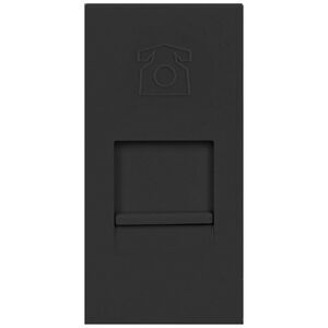 Orno NOEN RJ11, gniazdo modułowe 22,5x45mm telefoniczne RJ11, czarne