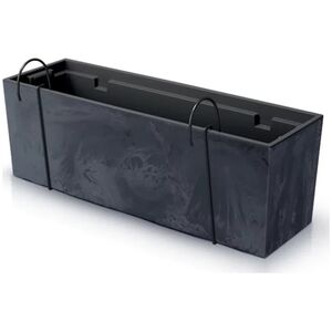 Prosperplast Doniczka z hakami Urbi Case Beton Effect DUC600EW antracyt