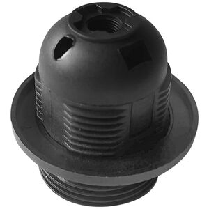 Orno Oprawka termoplastyczna E27 z kołnierzem, czarna, zestaw 40 szt.