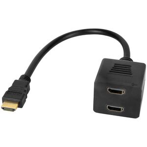 Adapter AV Cabletech Adapter wtyk HDMI - 2x gniazdo HDMI 20 cm