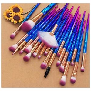 Aptel ZESTAW PĘDZLI do Makijażu w Stylu Unicorn Jednorożec MAKEUP AG798