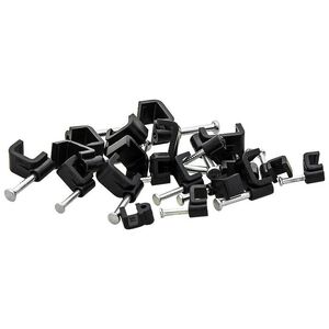 Blow 42-007# Uchwyt kabla 8/5mm czarny płaski