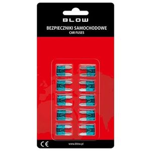 Blow 10 szt. Bezpiecznik samoch.MINI 15A         (1PH)