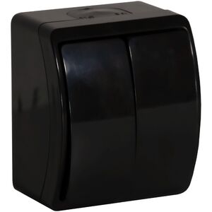 Orno Łącznik świecznikowy n/t AQUATIC, IP44, czarny, 10 szt.