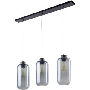 Lampa wisząca Orno LAZIO 3P, lampa wisząca, E27  max.15W, czarna