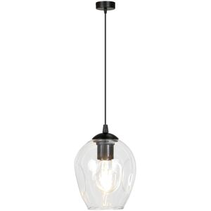 Lampa wisząca Orno IRIS lampa wisząca, moc max.60W, E27, czarno-transparentna