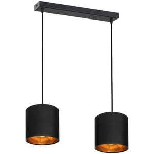 Lampa wisząca Orno NEVA lampa wisząca, moc max. 2x60W, E27, czarna