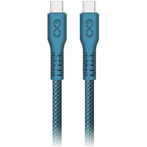 Kabel USB Orno USB-C - USB-C 0.9 m Niebieski (CABEXCIMMOUCUC0.9MIX)