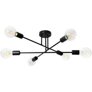 Lampa wisząca Orno SOLO 6P E27, lampa wisząca, max. 6x60W, czarna