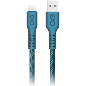 Kabel USB Orno USB-A - Lightning 0.9 m Niebieski (CABEXCIMMOUALI0.9MIX)