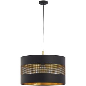 Lampa wisząca Orno ALESSIO 1P, lampa wisząca, E27  max.60W, czarno-złota