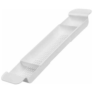 Aptel Rozkładana PÓŁKA na Wannę Regulowana 55-78cm biała SL13