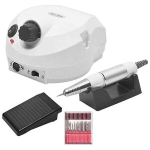 Aptel Elektryczna Frezarka do Paznokci 65W + Frezy + Kapturki (DA4)