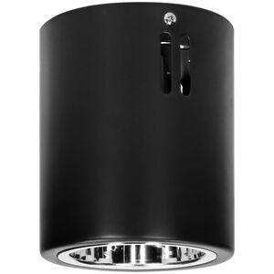 Lampa sufitowa Orno KORIN 10, oprawa typu downlight, 60W, E27, stal, czarna