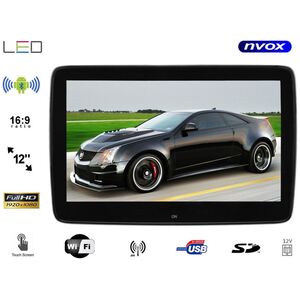 Nvox Monitor samochodowy zagłówkowy dedykowany do mercedes benz 12cali led full hd z systemem android oraz usb sd fm bt wifi 12v