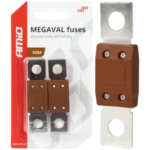 AMiO Bezpieczniki samochodowe megaval mta 2 szt. 500a amio-03472
