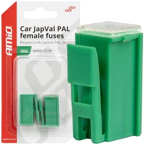 AMiO Bezpieczniki samochodowe japval pal żeńskie 2 szt. 30a amio-03413