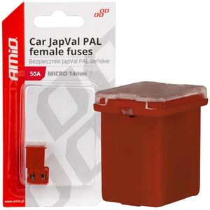 AMiO Bezpieczniki samochodowe japval pal żeńskie 2 szt. 50a amio-03455