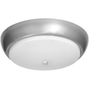 Orno KOKO oprawa 2xE27 z czujnikiem ruchu PIR, 2x40W, srebrna-polipropylen, klosz matowy-poliwęglan, IP44, IK10
