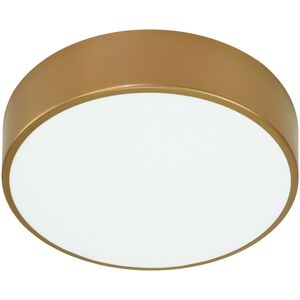 Lampa sufitowa Orno OVO plafon 4xE27, 4x24W, złota stal, klosz szklany matowy, IP20, ? 500