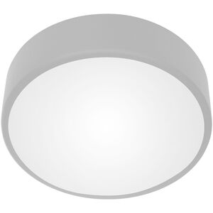 Lampa sufitowa Orno OVO plafon LED, 24W, 4000K, 2750lm, szara stal, klosz szklany matowy, IP20, ? 300
