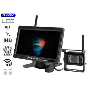 Nvox Monitor samochodowy lcd 7cali 12/24v oraz kamera noktowizyjna