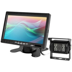 Nvox Monitor samochodowy lcd 7cali kamera z diodami ir i czujnikami parkowania