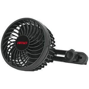 AMiO Wiatrak samochodowy wentylator na zagłówek 12v amio-03007