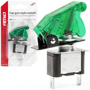 AMiO Włącznik przełącznik podświetlany top gun amio-03093
