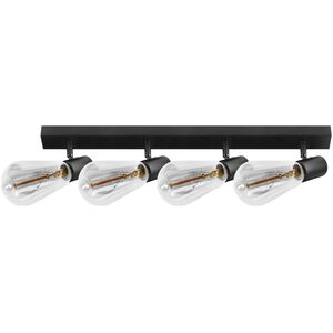 Lampa sufitowa Orno RIO SP 4, oprawa ścienno-sufitowa, E27 max. 4x60W, IP20, czarna