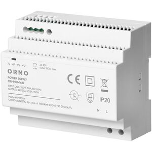 Orno Zasilacz na szyne DIN, 24VDC, 6,25A, 150W, 6 modułów