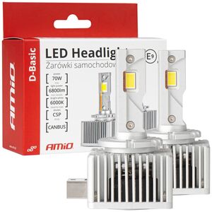 AMiO Żarówki samochodowe led seria d-basic d3s/d8s/d3r 6000k canbus amio-03628