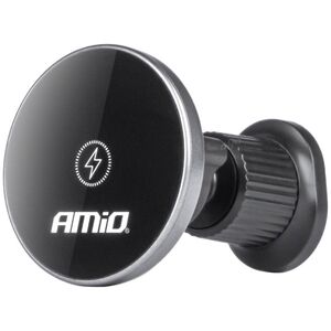 AMiO Uchwyt do samochodu na telefon z ładowarką indukcyjną do kratki my mag 15w amio-03773