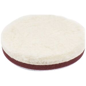 AMiO Pad polerski wełniany futro polerskie medium średni na rzep 125 mm amio-03705