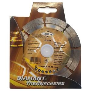 Προμήθεια DIAMOND ΤΜΗΜΑΤΑ ΚΟΠΗΣ ΤΡΟΧΟΣ 115Χ1,9 13484693 4023138126738