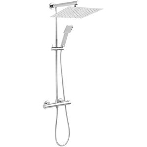 Sourcing Σετ ντους FERRO FRESCO SQUARE NP76SQ-TBR7U, συγκρ. reg. βάση 80-125 cm, θερμοστατική σακούλα 13529181 5903738220229