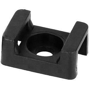 Orno Uchwyt Orno OR-AE-13236/100 opaski kablowej siodełkowy przykręcany 16x11 mm otwór montażowy 36mm czarny 100 sztuk