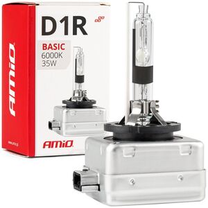 AMiO Żarówka ksenonowa żarnik xenon d1r 35w 6000k amio basic amio-02946